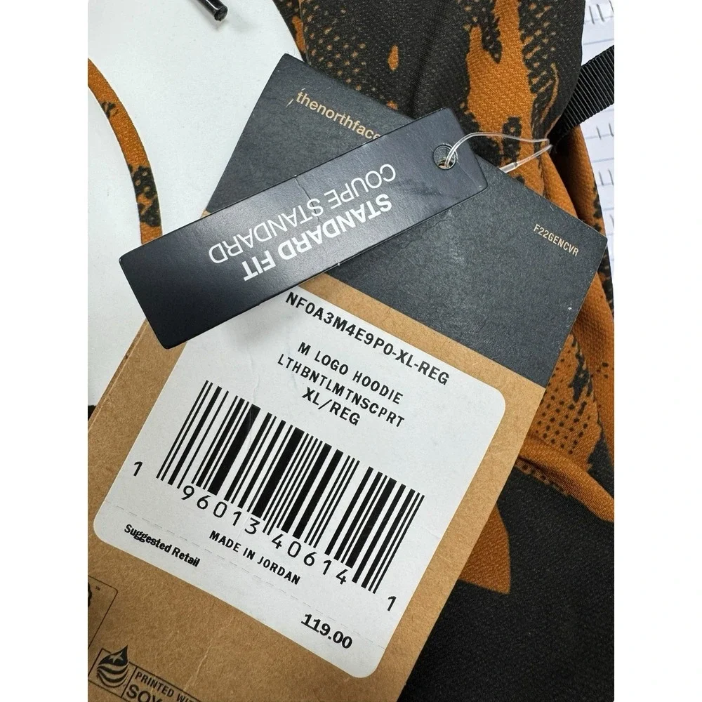 The North Face Tonal‎ Mountainscape Print Tekno Hoodie NFOA3M4E9P0 Men Size XL